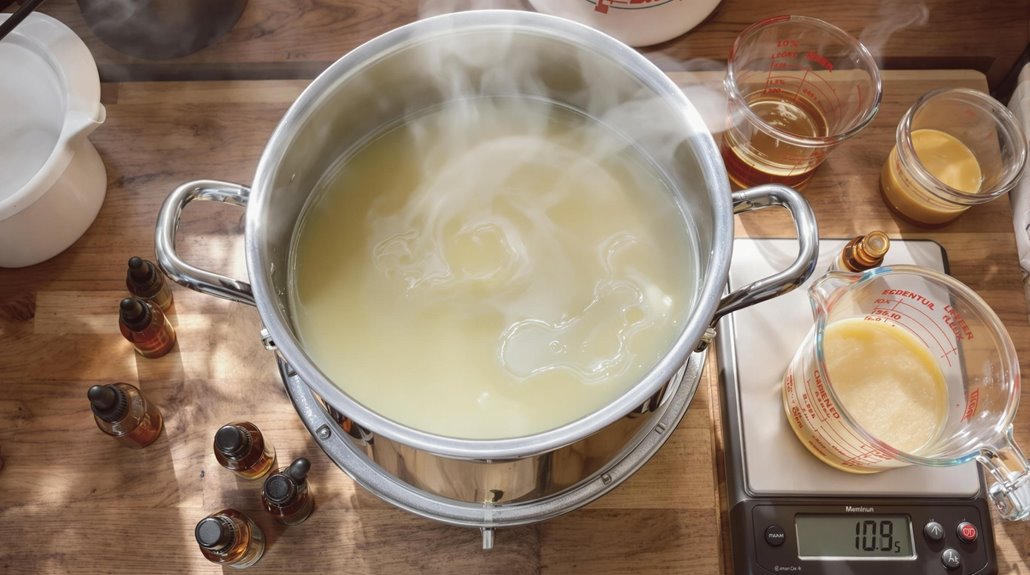 optimizing candle wax oil ratio