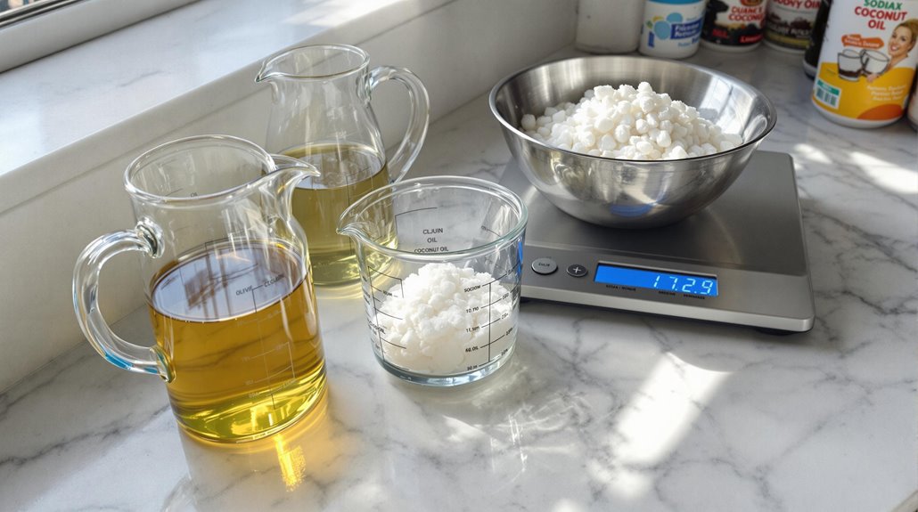 soap formulation chemical ratios