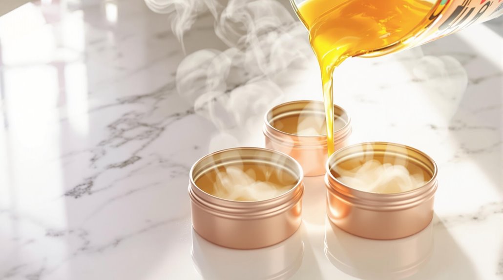 pouring and setting techniques