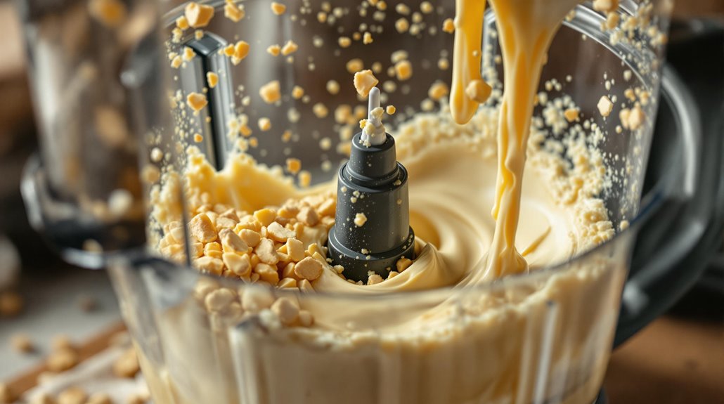 smooth creamy peanut butter consistency