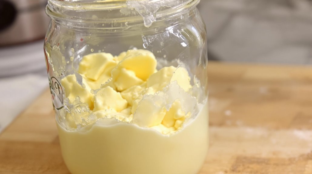 storing preserving blended butter