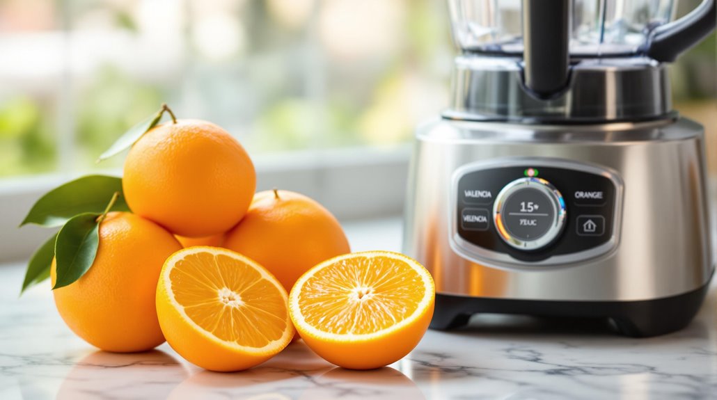selecting optimal oranges for blending