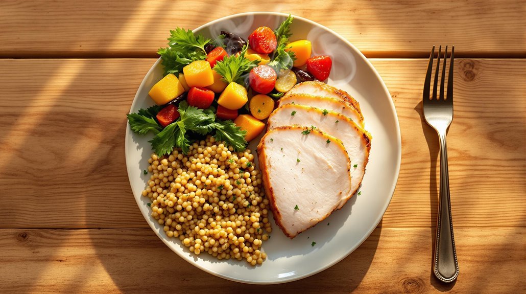 modulating thanksgiving meal composition