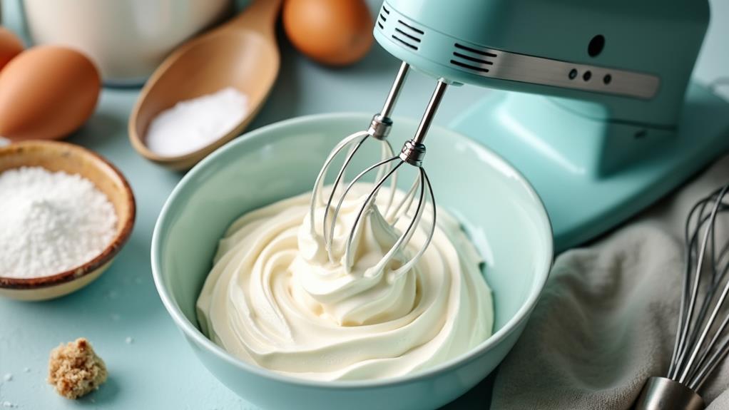 hand mixer whisking technique