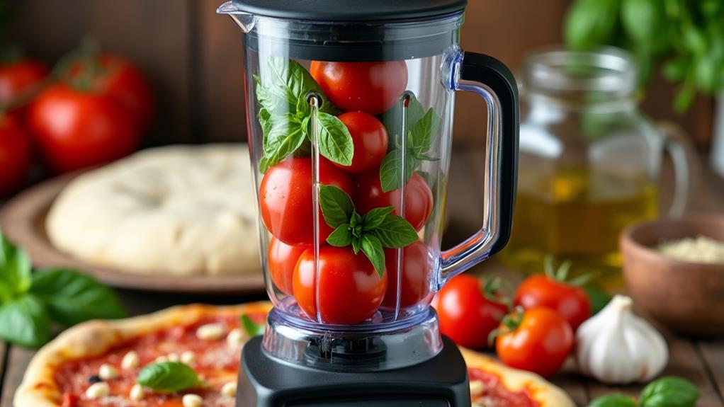 freshly made pizza sauce