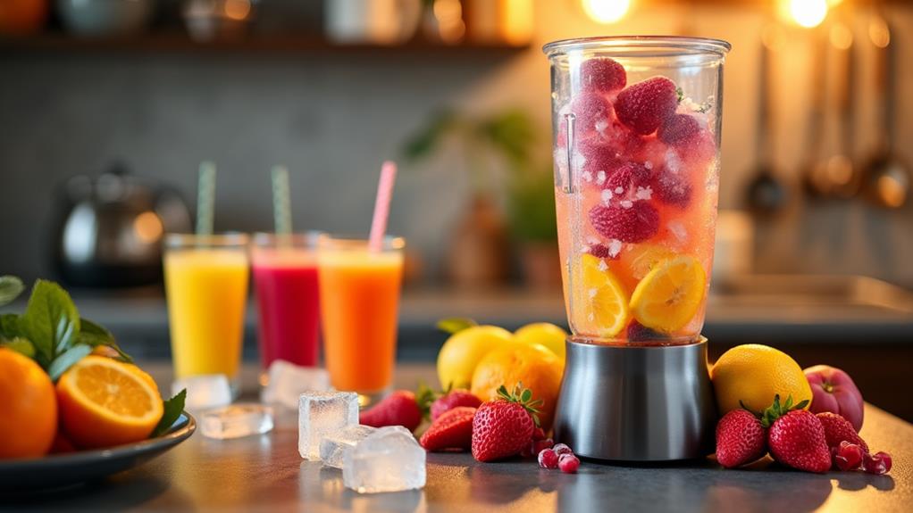 How Do You Make a Slushie With a Blender and Frozen Fruit?
