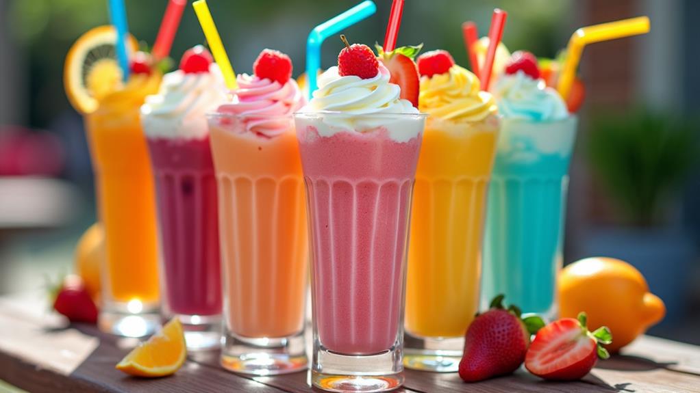 chilled creamy beverage delights