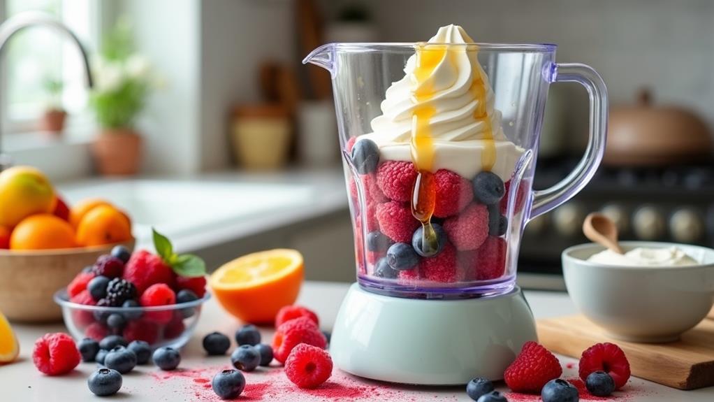 How to Make Instant Frozen Yogurt in the Blender