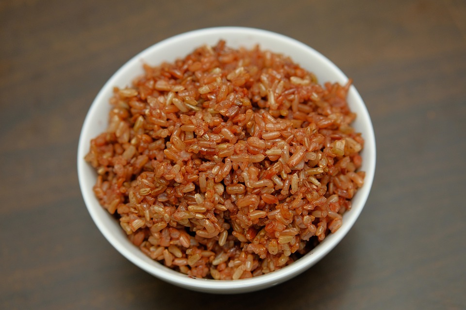 cooked brown rice