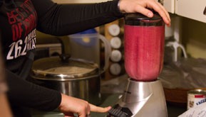 Not checking the blender before turning it on