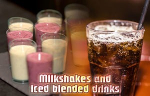 Blender Milkshakes and iced blended drinks