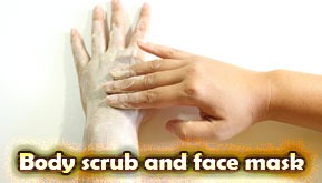 Body scrub and face mask