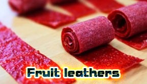 Fruit leathers