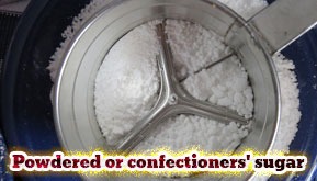 Powdered or confectioners' sugar