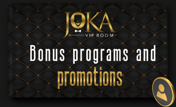 Review bonus programs and promotions Jokaroom Vip Casino