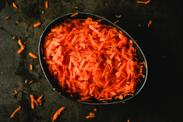 Storing Grated Carrots